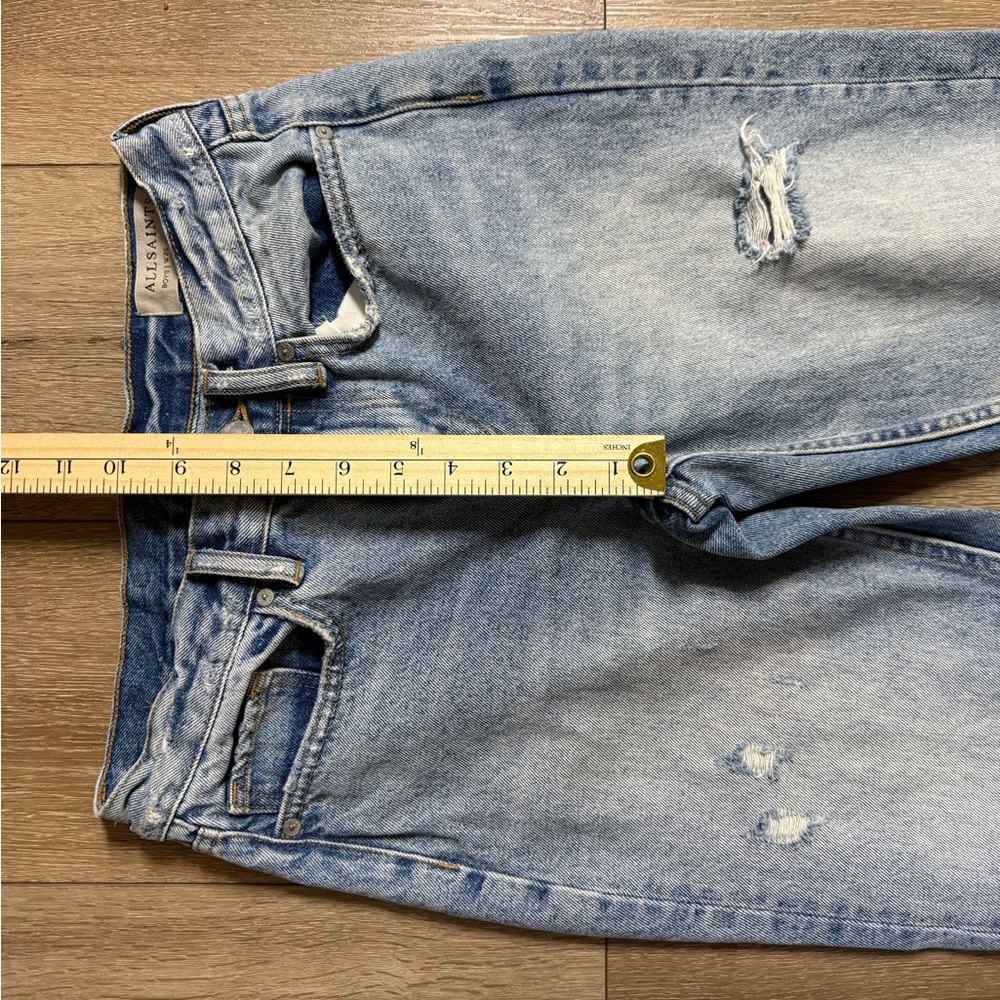 All Saints Vintage Blue Ankle Jeans - Picture 12 of 13